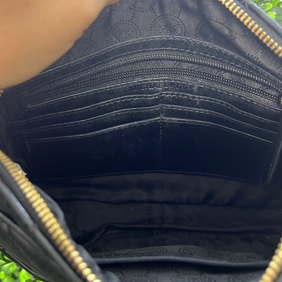 Michael Kors Black Quilted Leather Susannah Lock Messenger Bag - Picture 9 of 9